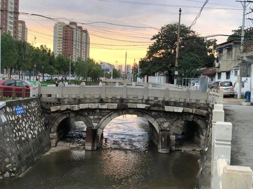 风雨中的 邢台围寨河古石桥 手机拍照 五方元音